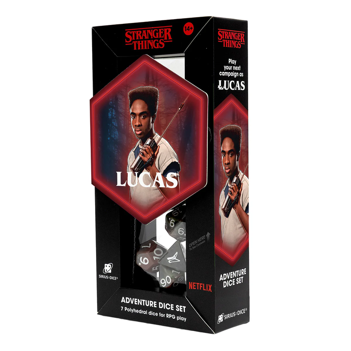 Sirius Dice: 7 Ct Stranger Things Adventure Dice - Lucas