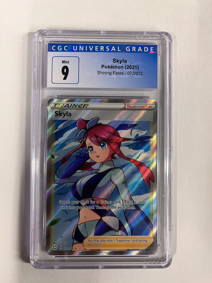 Pokemon 2021 Sword Shield Shining Fates #072 Fa/Skyla CGC 9