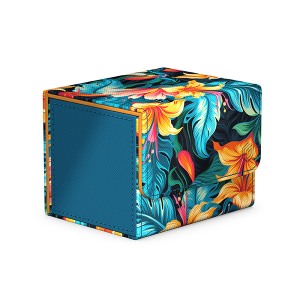 Ultimate Guard Deck Box: Sidewinder Xenoskin 100+ (Floral Places II) - Talum Blue