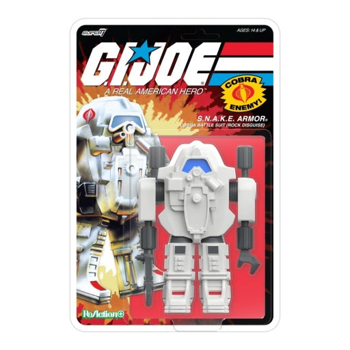 G.I. Joe ReAction+ Wave 10 - SNAKE Armor -(Rock disguise) (Cartoon)
