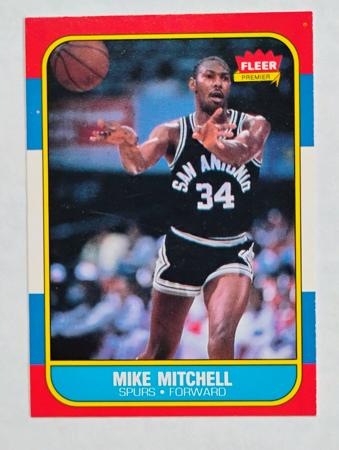 1986-87 Fleer Basketball Mike Mitchell #74