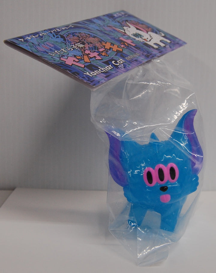 Art Junkie YANCHAR CAT Three Eyed (Milky Blue) Soft Vinyl Figure Toy Sofubi