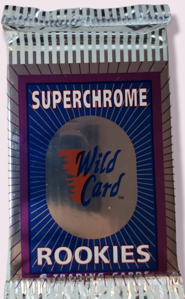 1993 Wild Card Super Chrome Football Sealed Pack