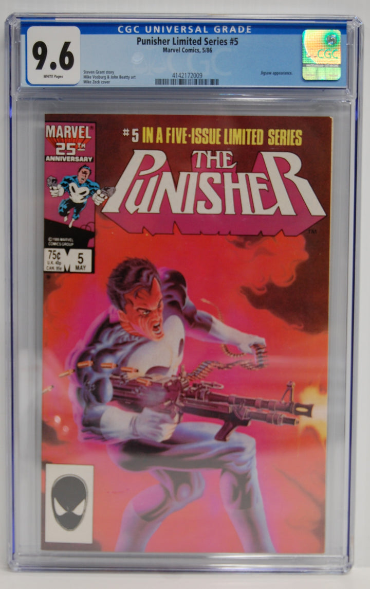 Punisher Limited Series #5 CGC 9.6