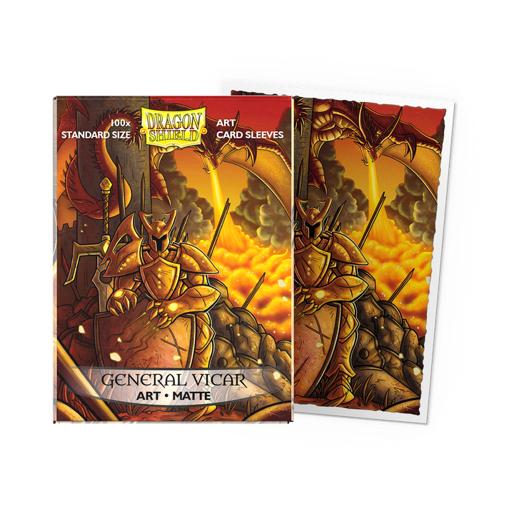 Dragon Shield Card Sleeves - Art: General Vicar Portrait (100 Ct) - Matte