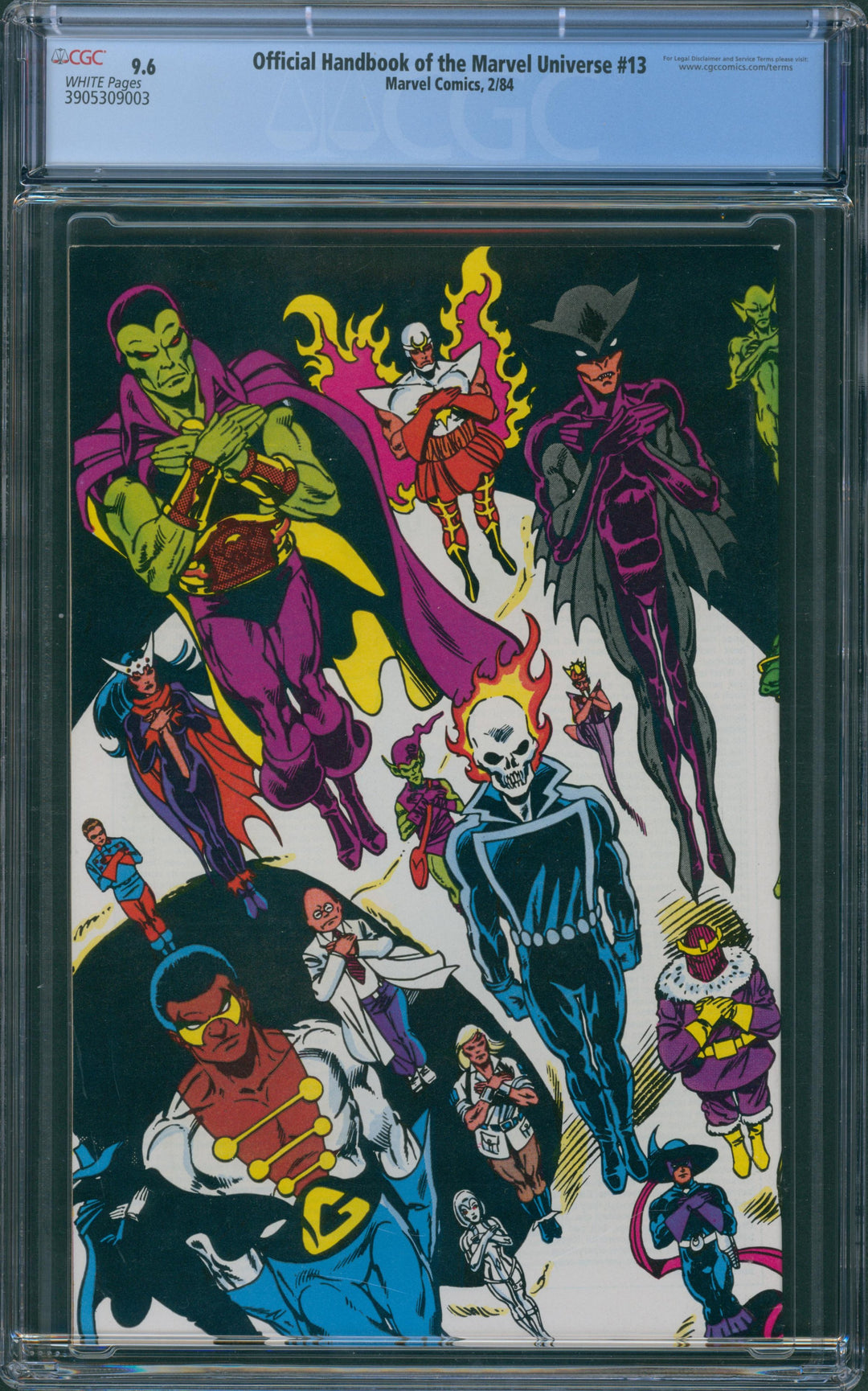 Official Handbook of the Marvel Universe #13 CGC 9.6
