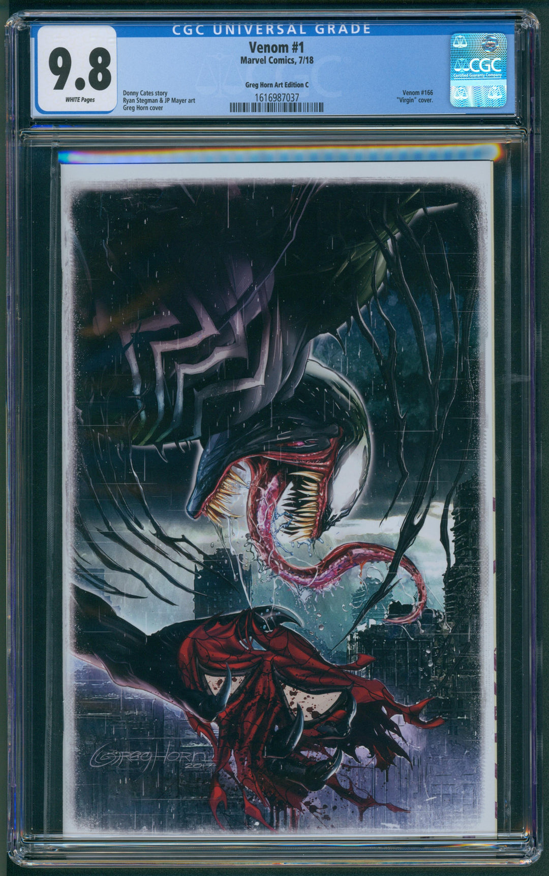 Venom #1 CGC 9.8 - Greg Horn Cover