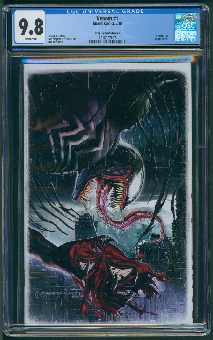 Venom #1 CGC 9.8 - Greg Horn Cover
