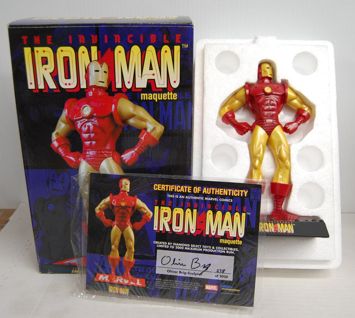 Marvel The Invincible Iron Man Maquette Statue #278/2000 Diamond Select 2005