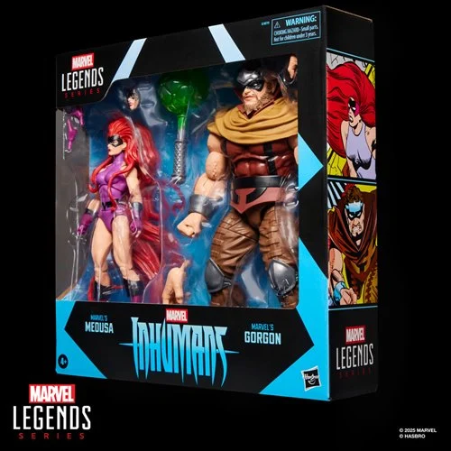 Inhumans Marvel Legends Medusa & Marvel's Gorgon 6-Inch Action Figures 2-Pack