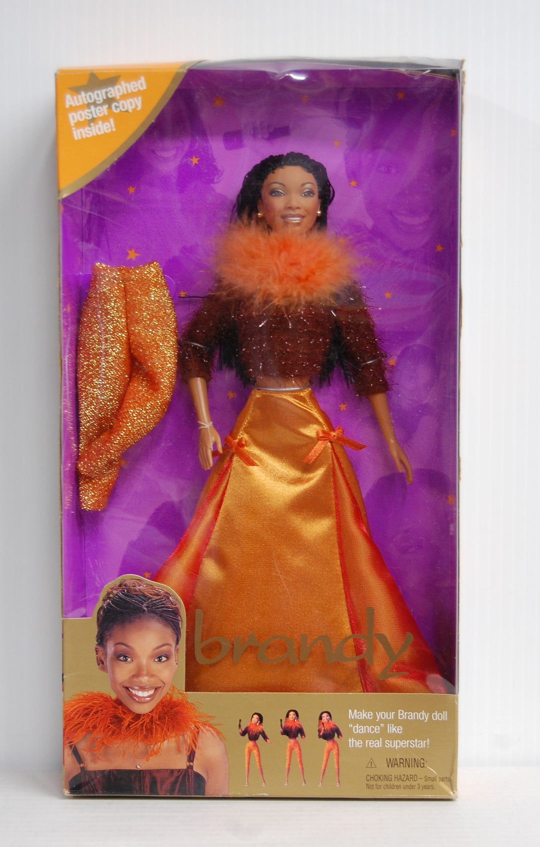 1999 Brandy Barbie Doll With Autographed Poster