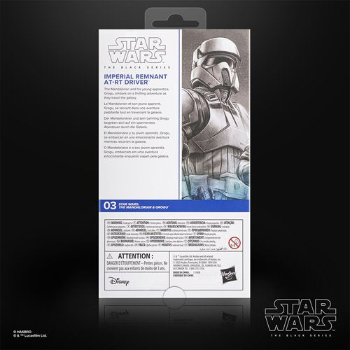 Star Wars The Black Series The Mandalorian & Grogu Imperial Remnant AT-RT Driver 6-Inch Action Figure