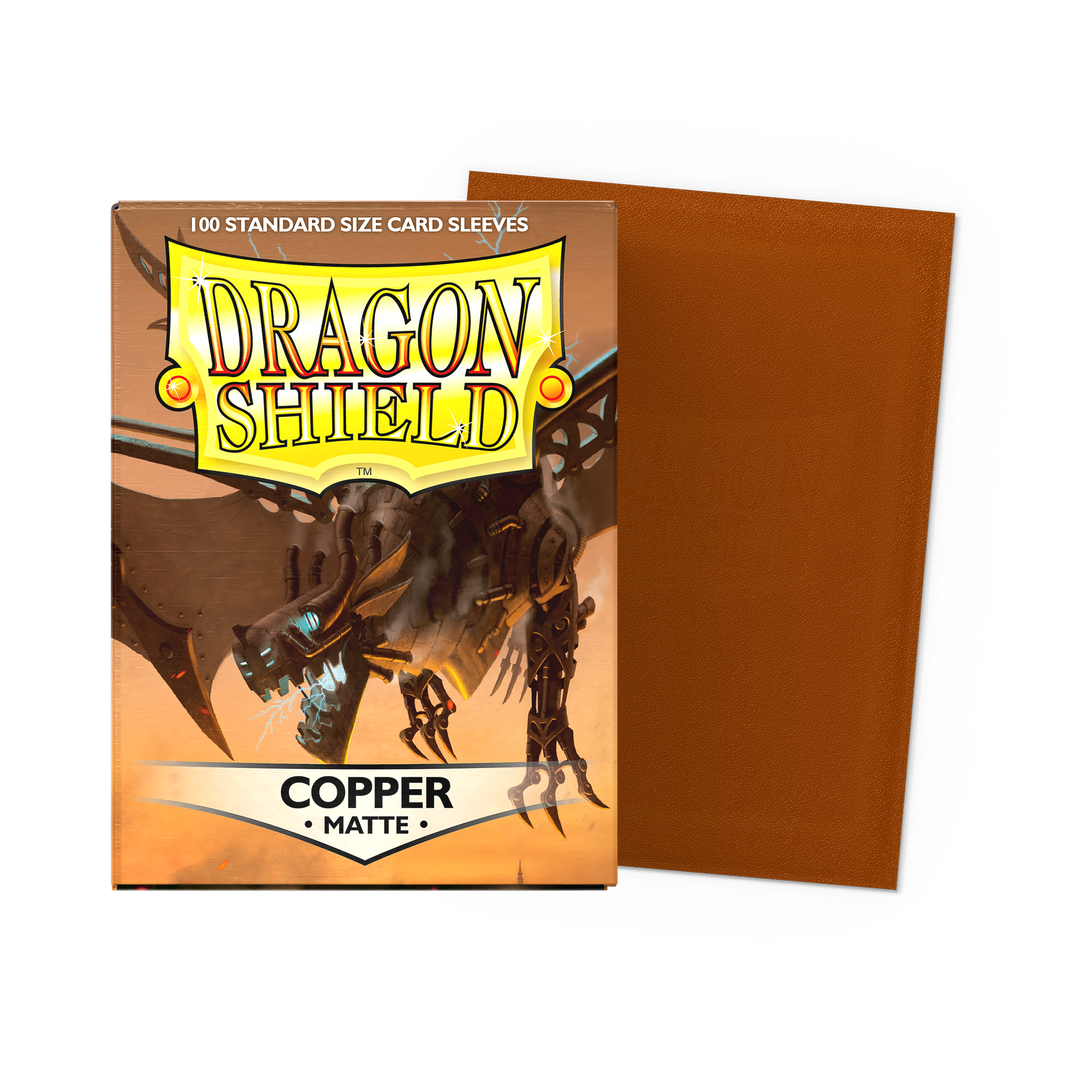 Dragon Shield Card Sleeves - Standard Matte: Copper (100 Ct)