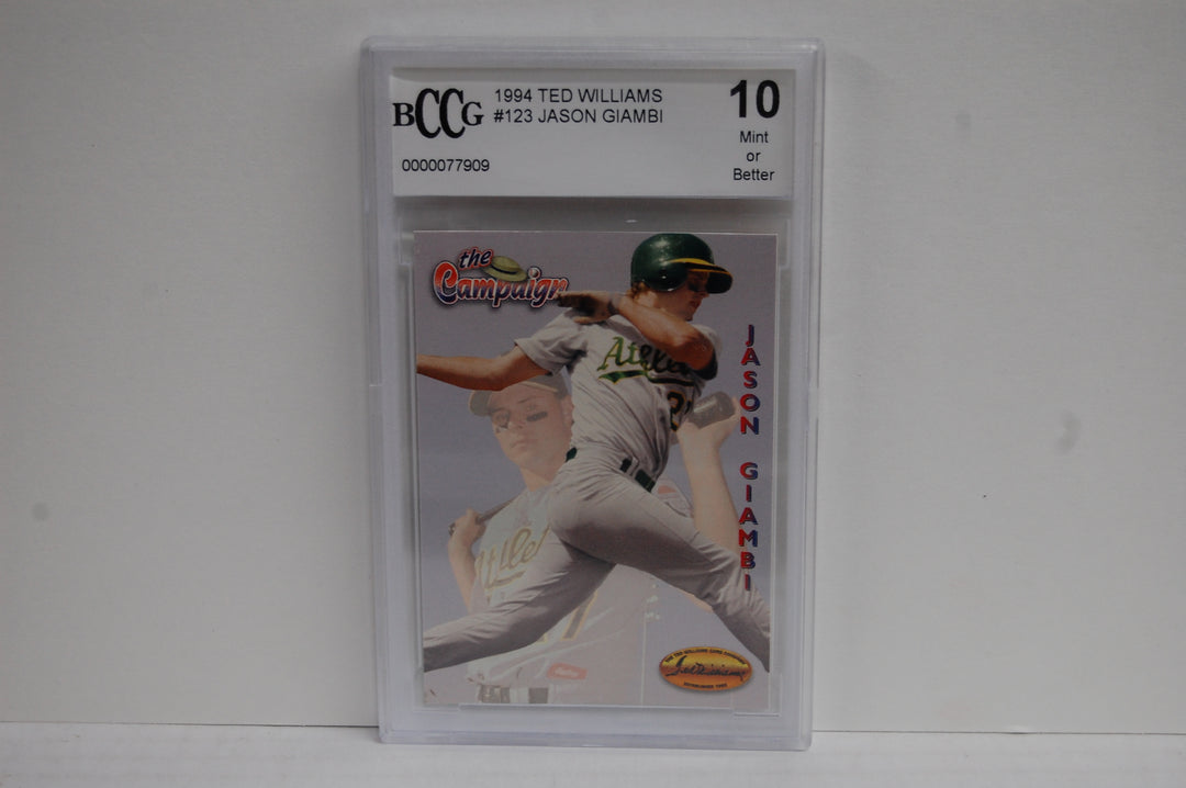 1994 Ted Williams Baseball Jason Giambi #123 BCCG 10