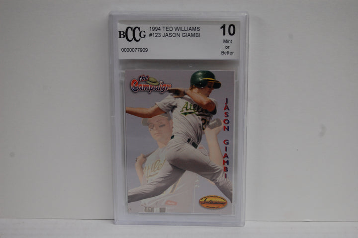 1994 Ted Williams Baseball Jason Giambi #123 BCCG 10