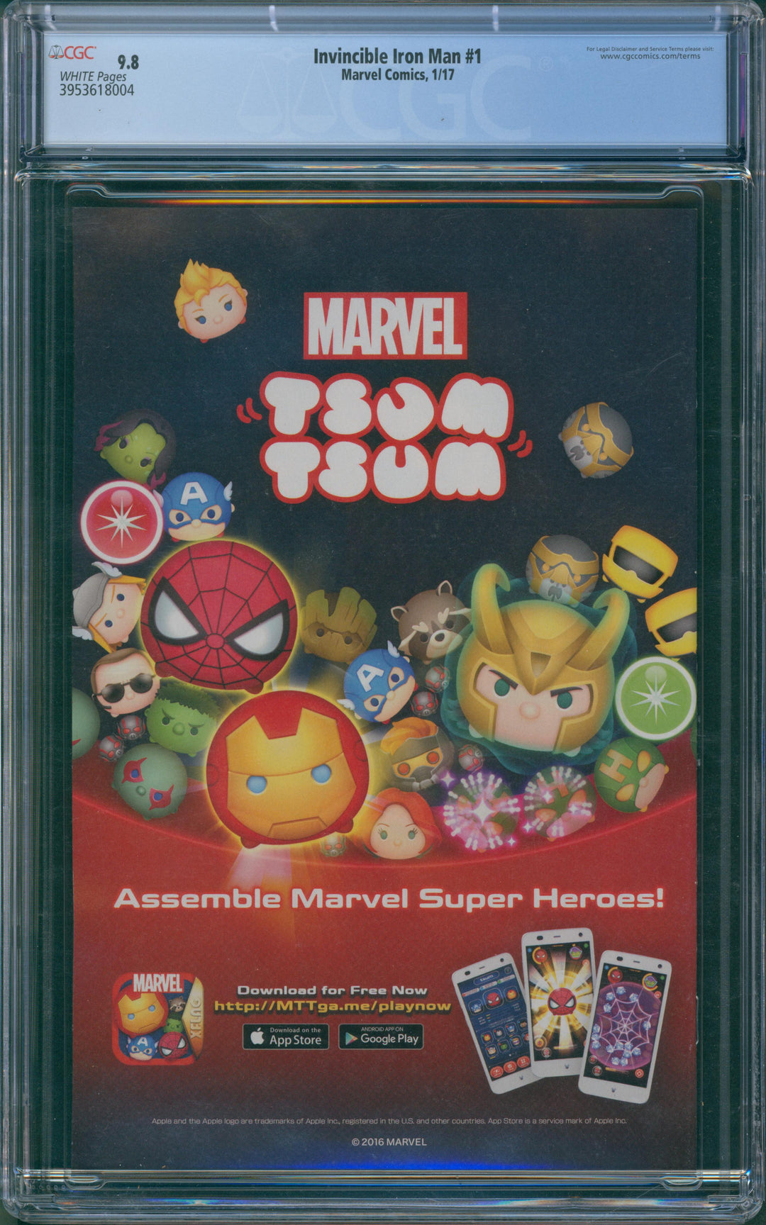 Invincible Iron Man #1 CGC 9.8