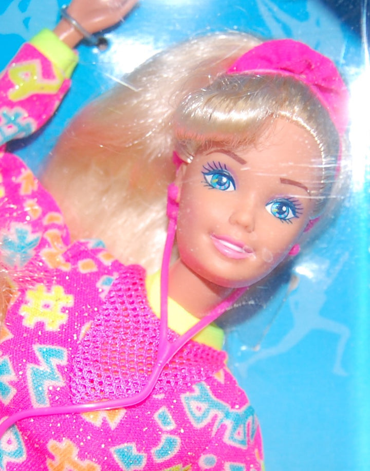 1996 Workin' Out Barbie Doll #17317 w/ Cassette