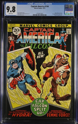 Captain America #144 CGC 9.8