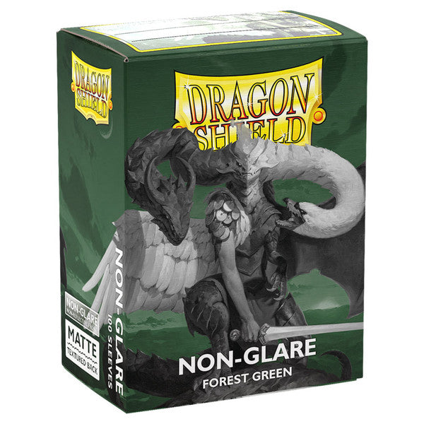 Dragon Shield Card Sleeves - Standard Matte: Non-Glare Forest Green (100 Ct)