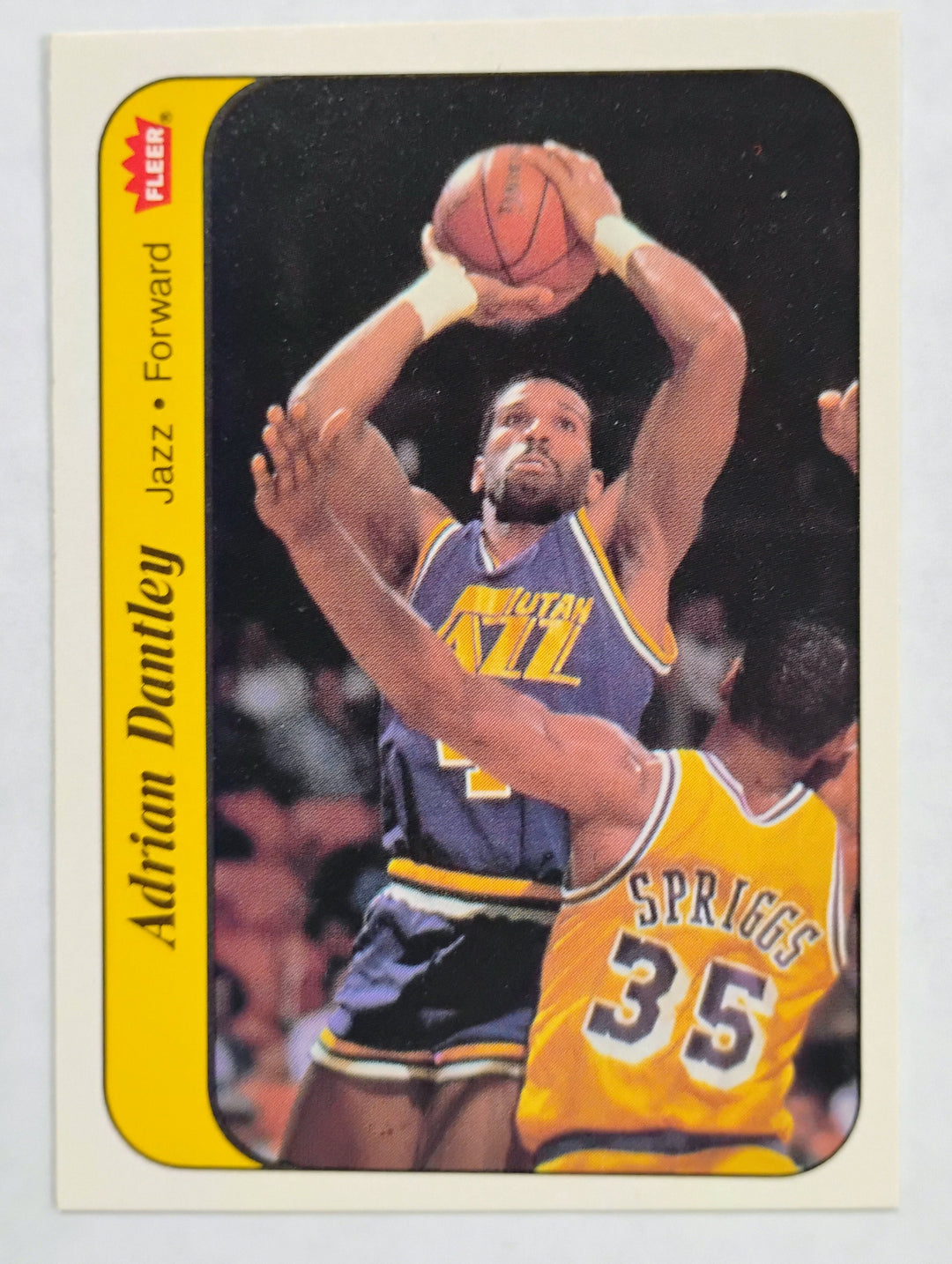 1986-87 Fleer Basketball Adrian Dantley #3