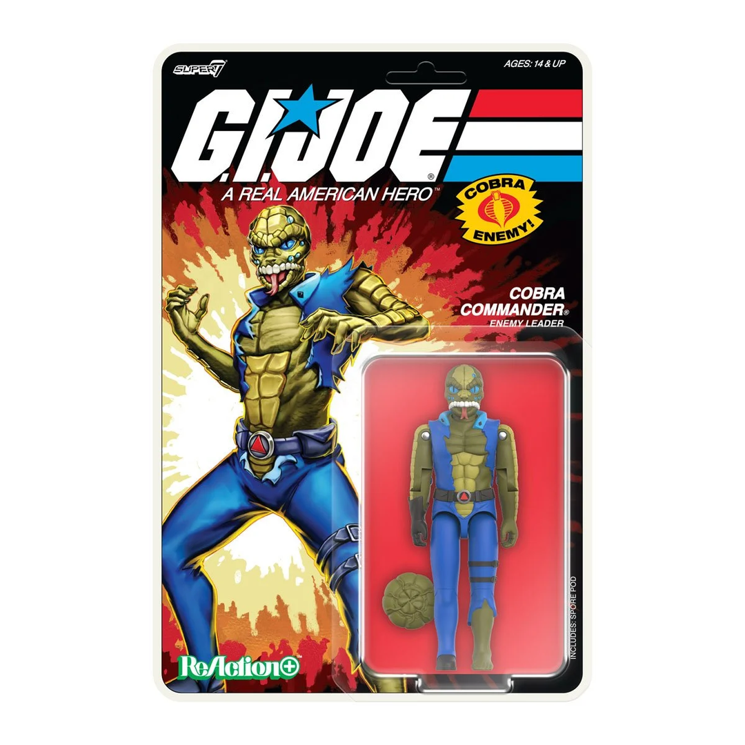 G.I. Joe Cobra Commander (Once a Man) 3 3/4-Inch ReAction+ Figure