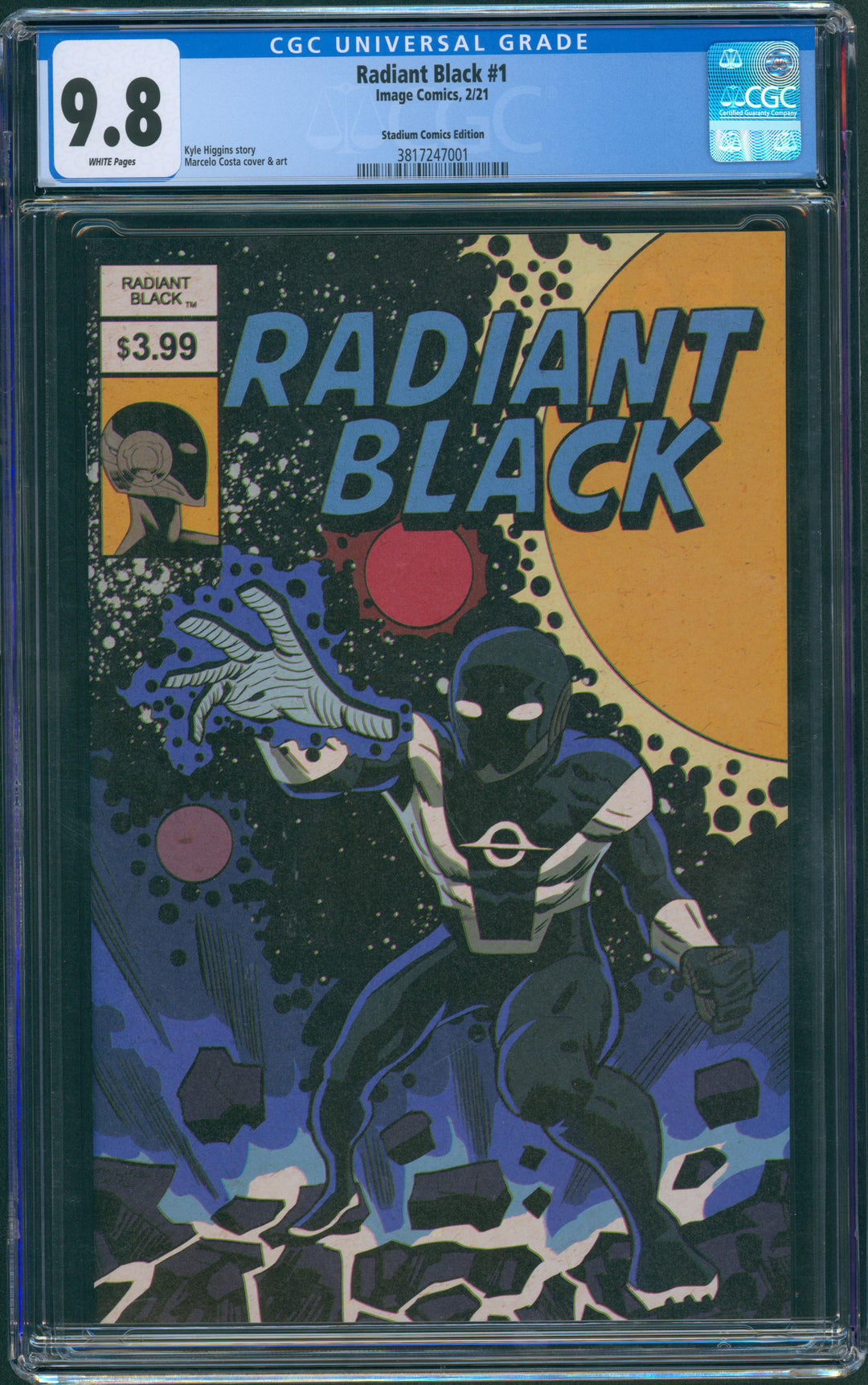 Radiant Black #1 CGC 9.8