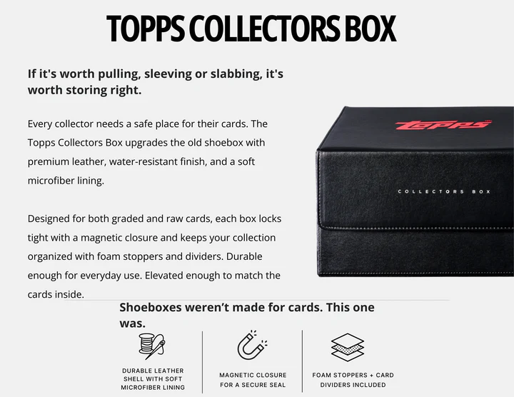Topps Collectors Box - 1 Row - Graded