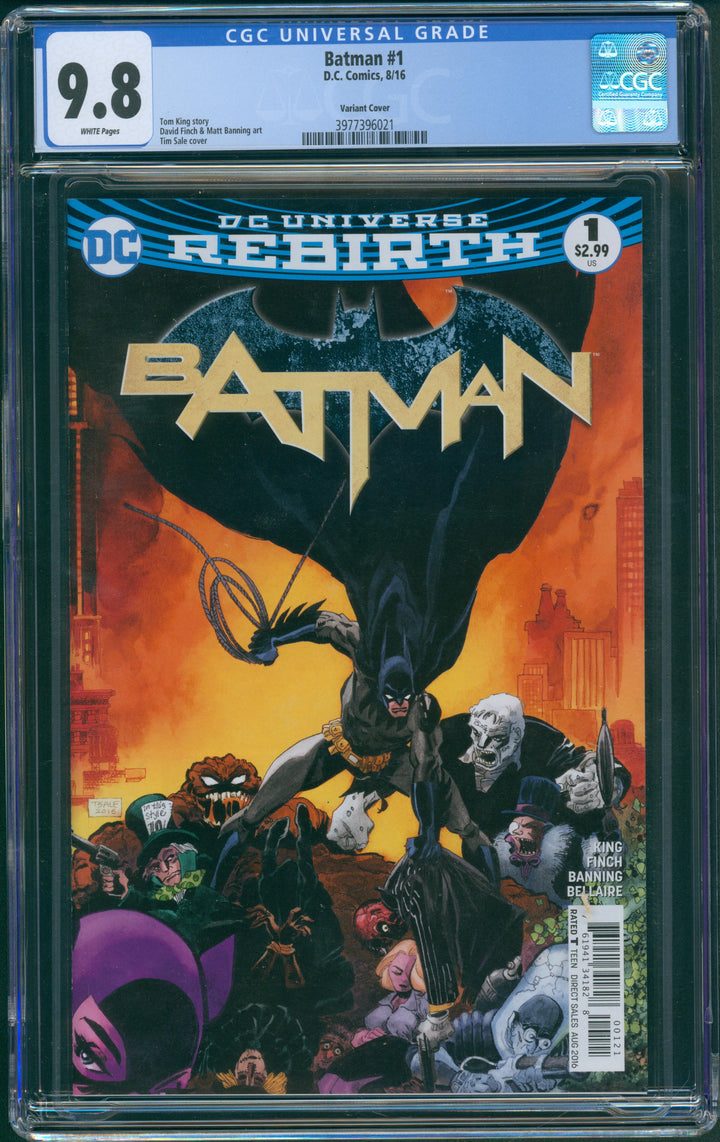 Batman #1 Variant Cover CGC 9.8