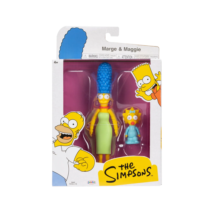 The Simpsons Wave 3 Marge Simpson with Maggie Simpson 5in Figure