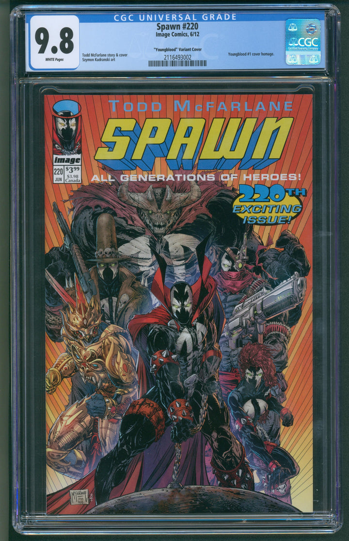Spawn #220 CGC 9.8