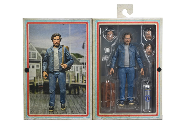 JAWS - 7  inch Scale Action Figure - Ultimate Matt Hooper 50TH Anniversary Figure