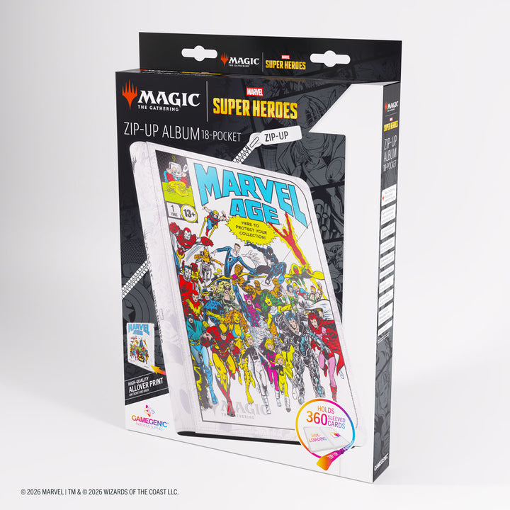 Magic: The Gathering: Marvel Super Heroes: 18-Pocket Zip-Up Binder - Marvel Age