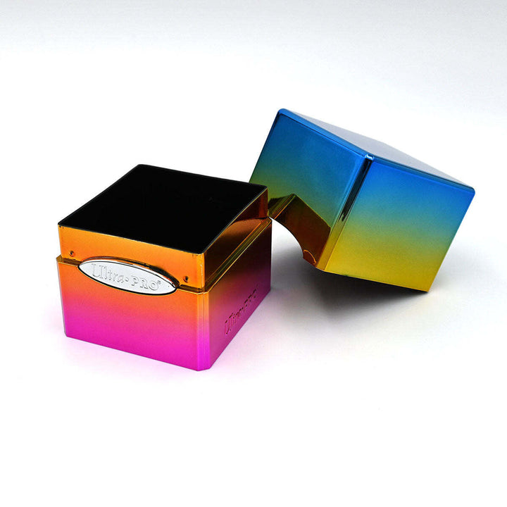 Ultra Pro Deck Box: Satin Cube 100+ - Rainbow
