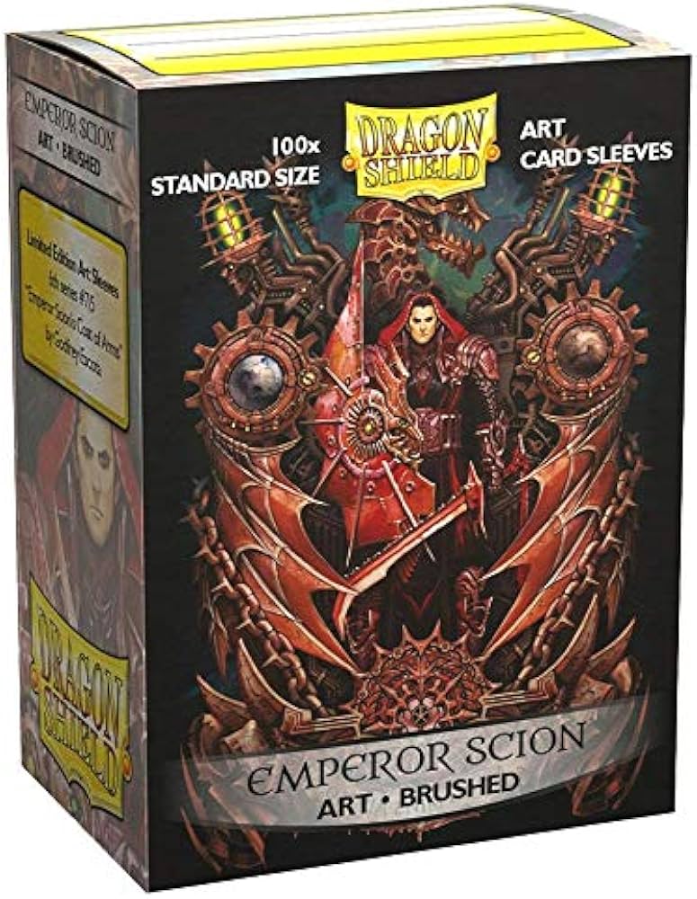 Dragon Shield Card Sleeves - Art: Emperor Scion Coat-of-Arms - Brushed