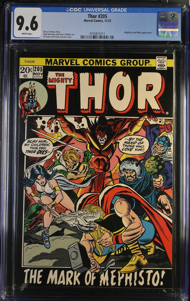 Thor #205 CGC 9.6