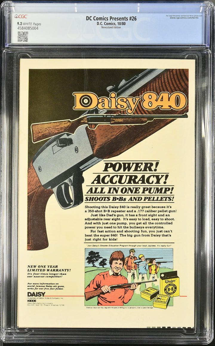 DC Comics Presents #26 CGC 9.2