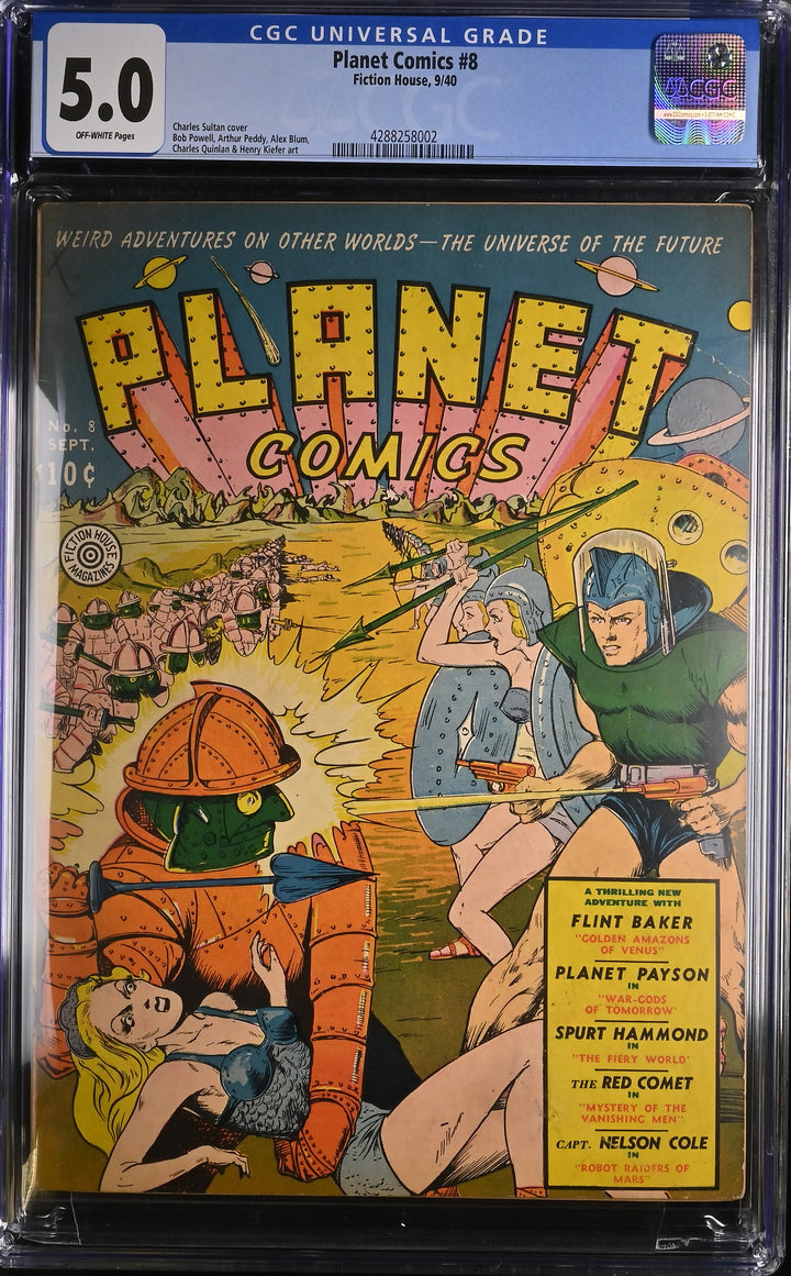 Planet Comics #8 CGC 5.0