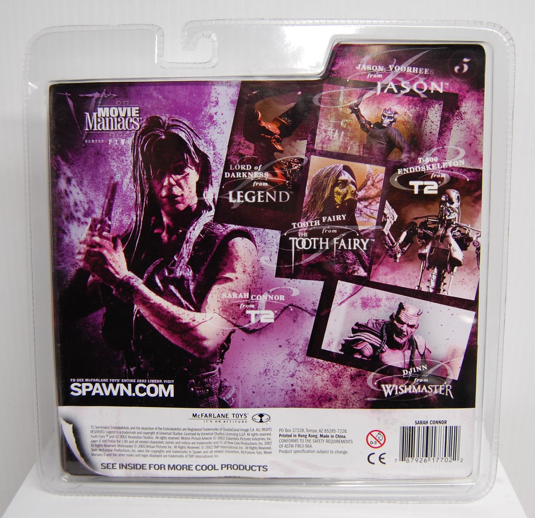 McFarlane Movie Maniacs Series 5 Terminator T2 Sarah Connor Figure Hat 2002