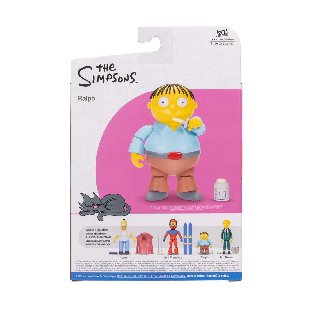 The Simpsons Wave 6  Ralph with Paste Jar 5in Figure