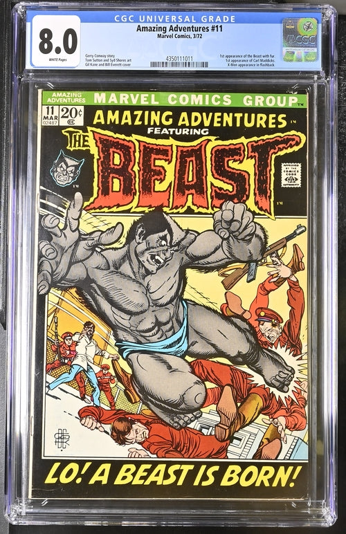 Amazing Adventures #11 CGC 8.0