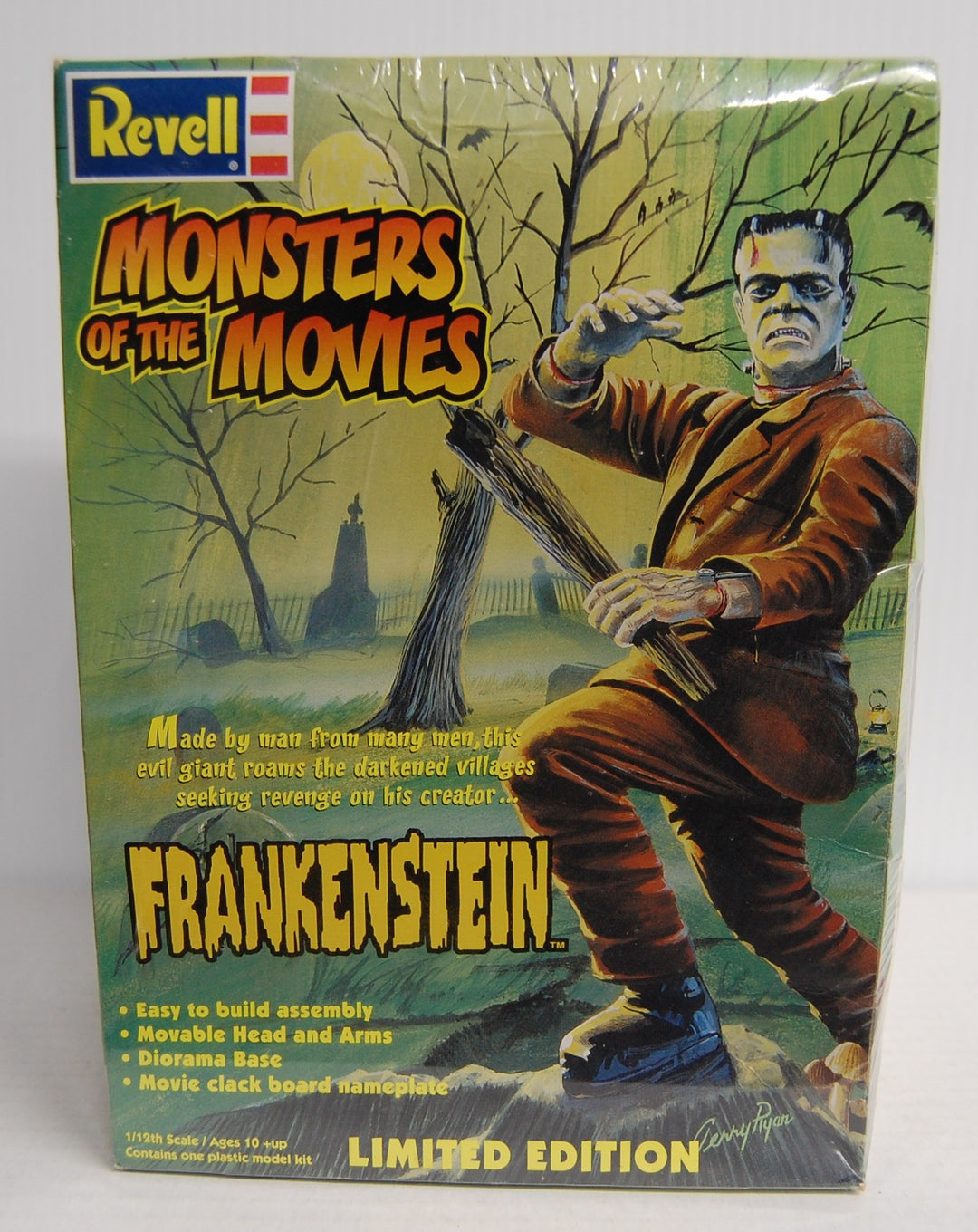 Revell 1999 Monsters of the Movies - Frankenstein 1/12th Model Kit 85-3633