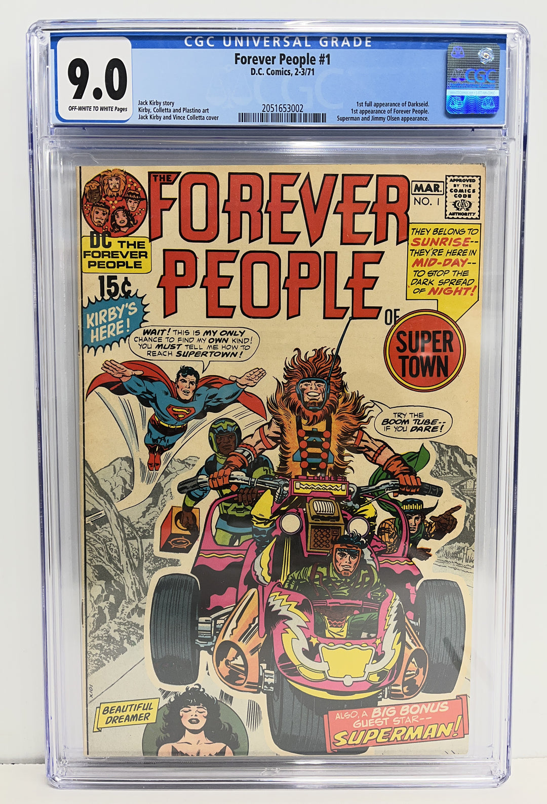 Forever People #1 CGC  9.0