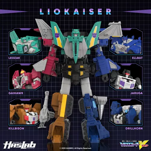 Haslab Transformers Legacy HasLab Liokaiser Combiner (w/ 3 Bonus Tiers)