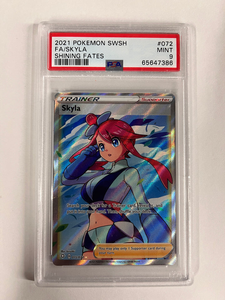 Pokemon 2021 Sword Shield Shining Fates #072 Fa/Skyla PSA 9