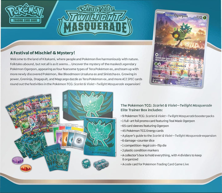 Pokémon TCG: Scarlet & Violet 06 - Twilight Masquerade Elite Trainer Box