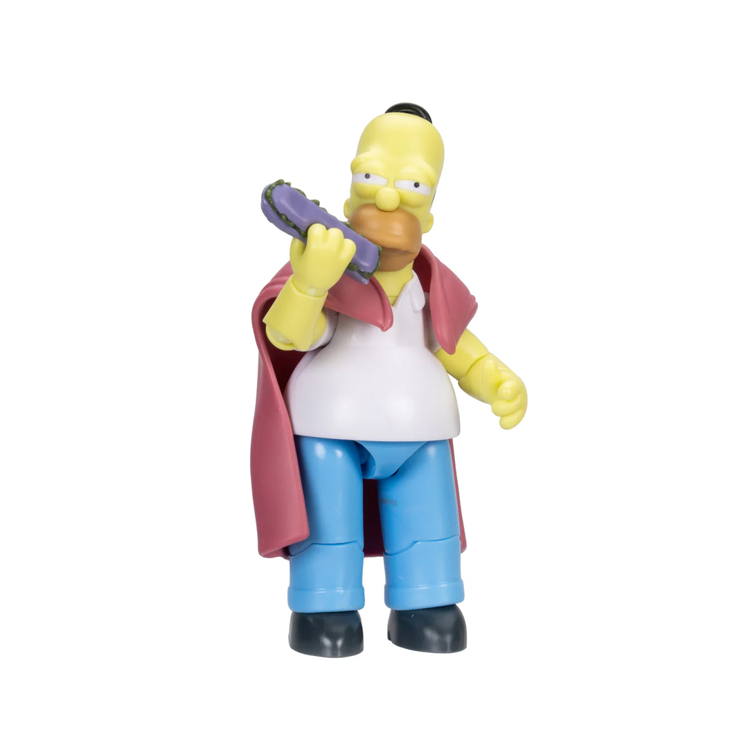 The Simpsons Wave 6  Sick Homer with his Hoagie 5in Figure