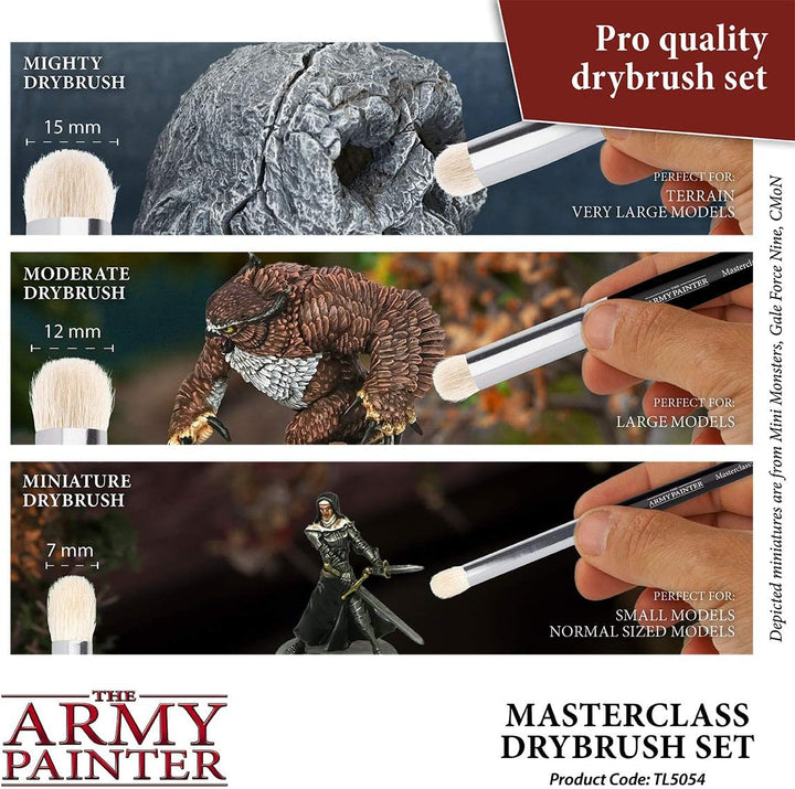 The Army Painter - Tools: Masterclass Drybrush Set