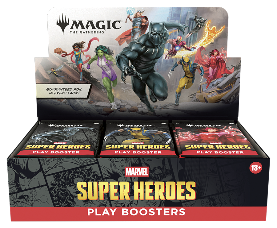 Magic The Gathering: - Marvel Super Heroes - Play Booster Box (30 Ct)