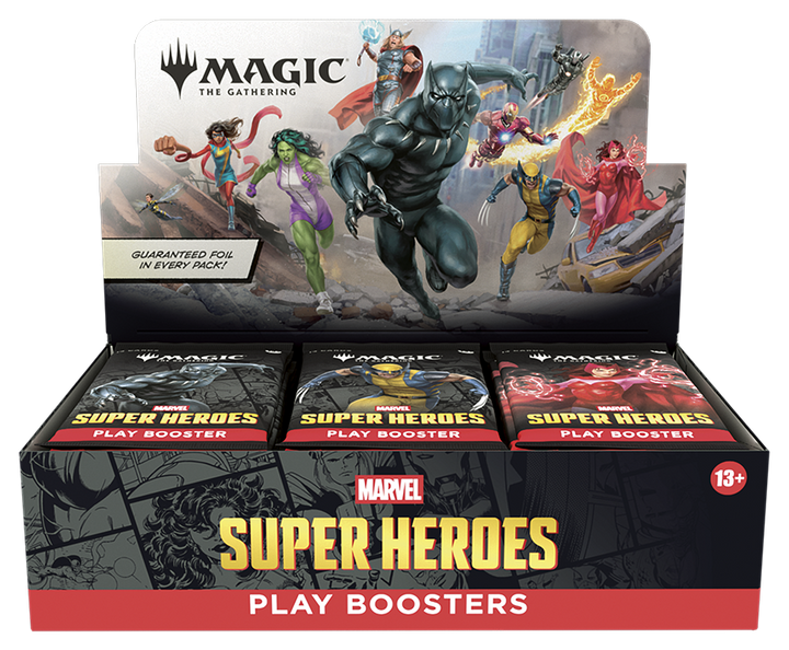 Magic The Gathering: - Marvel Super Heroes - Play Booster Box (30 Ct)