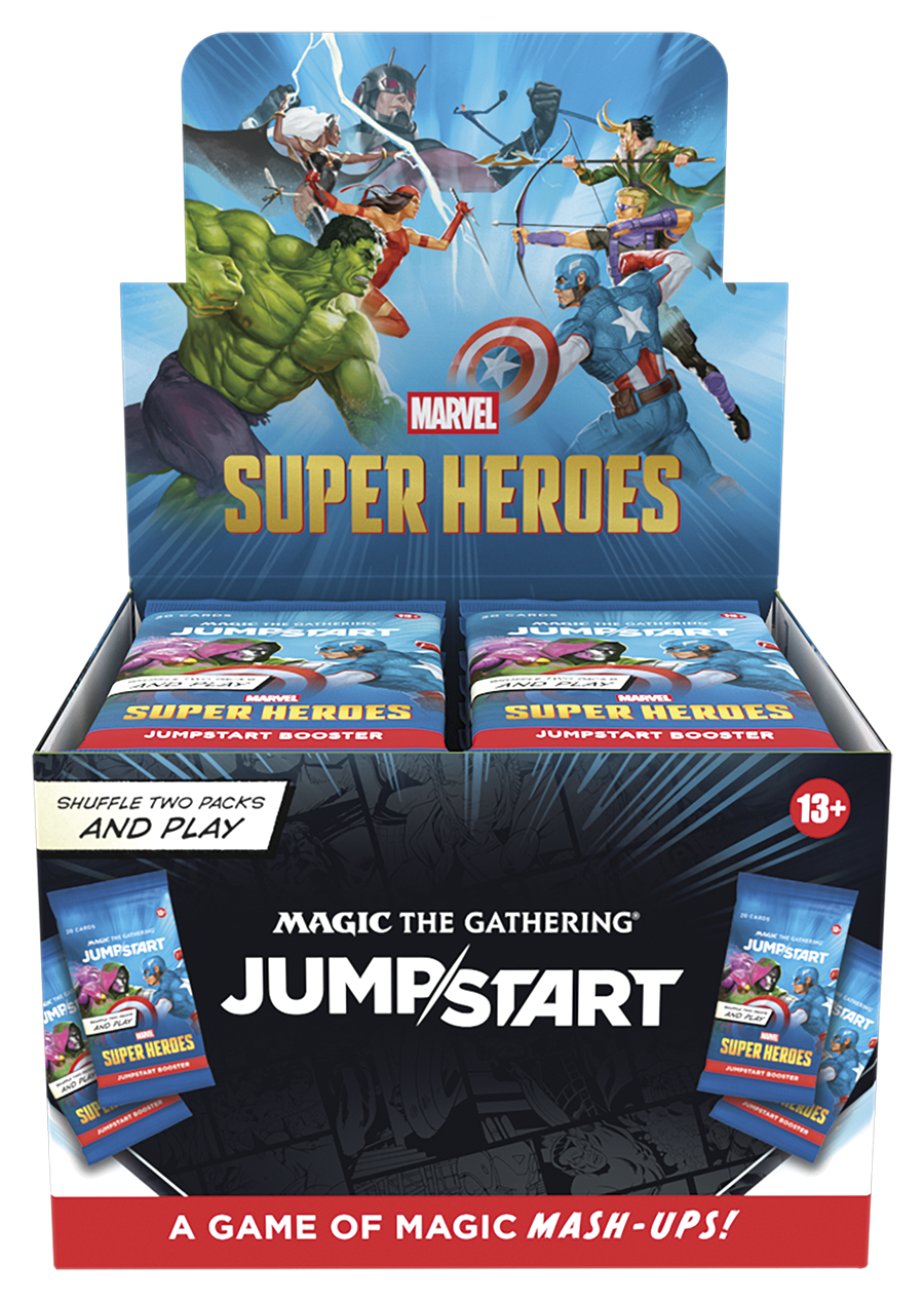 Magic: The Gathering - Marvel Super Heroes - Jumpstart Booster Box (24 Ct)